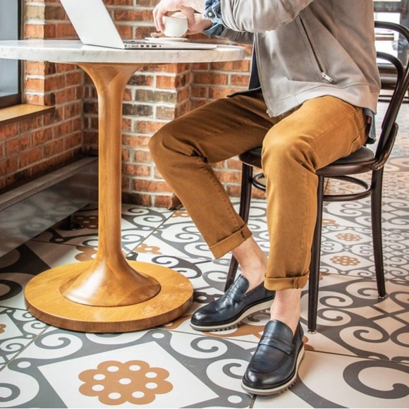 Moral Code Men's Blue Hubert Slip ons Size 13 - Picture 3 of 11